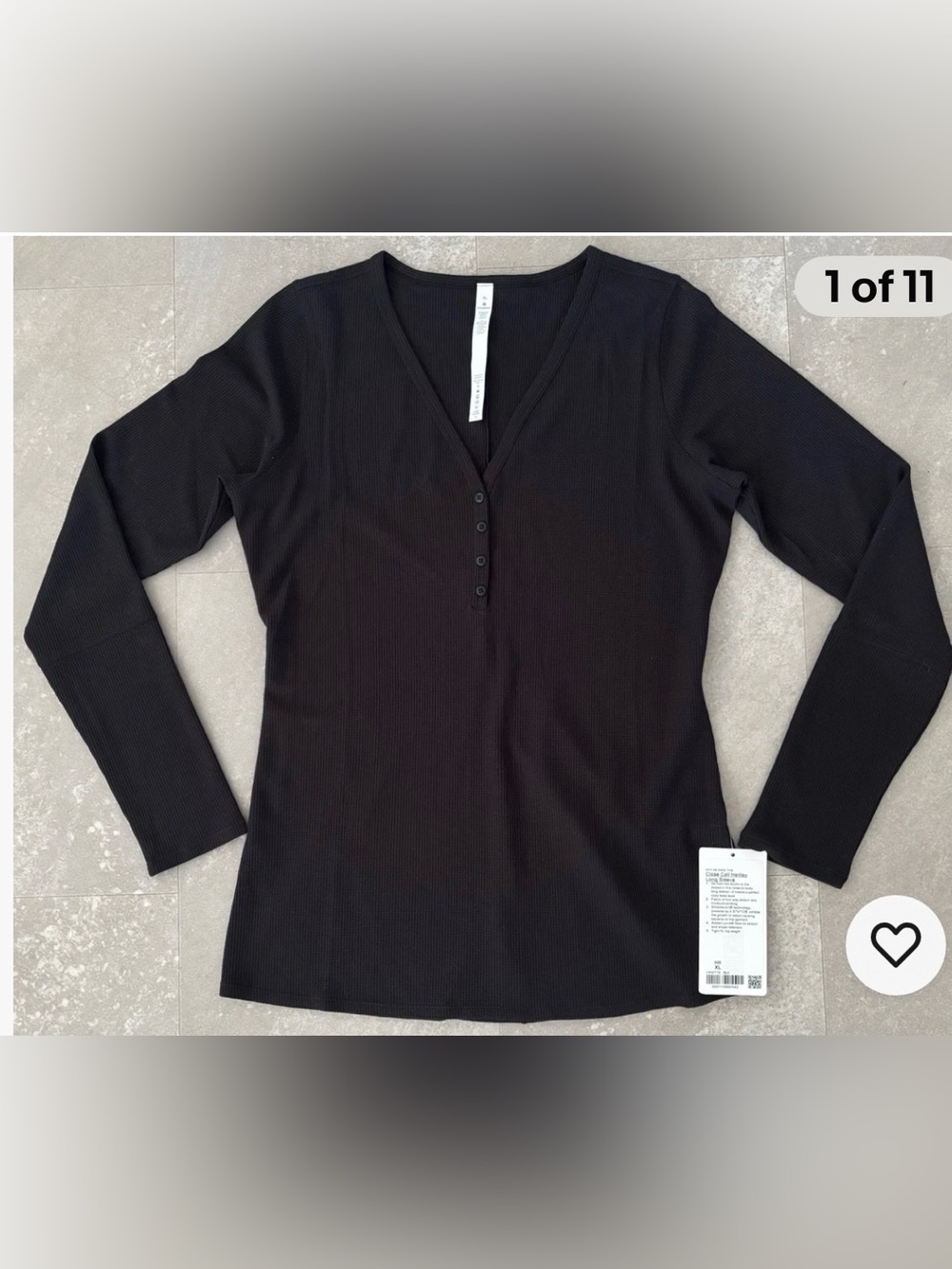Lululemon Close Call Henley Size XL
